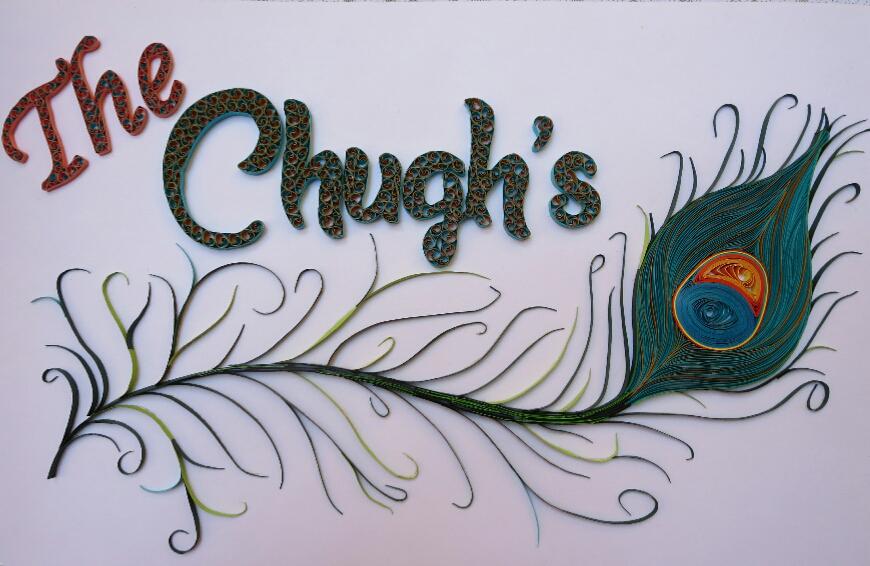Shivani Chhabra Peacock Feather Name Plate To Order One Follow Our Etsy Link T Co Wnsz5ajkw4 Nameplate Peacockfeather Http T Co 6haawanu9p