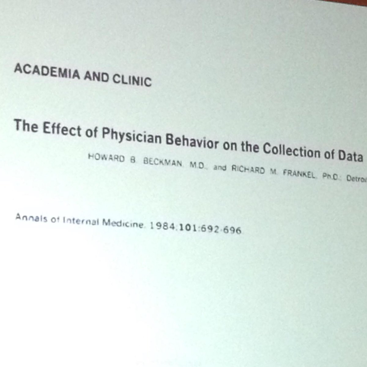 DrRitaMc's tweet photo. #therightscript seminal paper that revealed md's interrupt after 18s of patients sharing story http://t.co/sZBwn8Mh0h