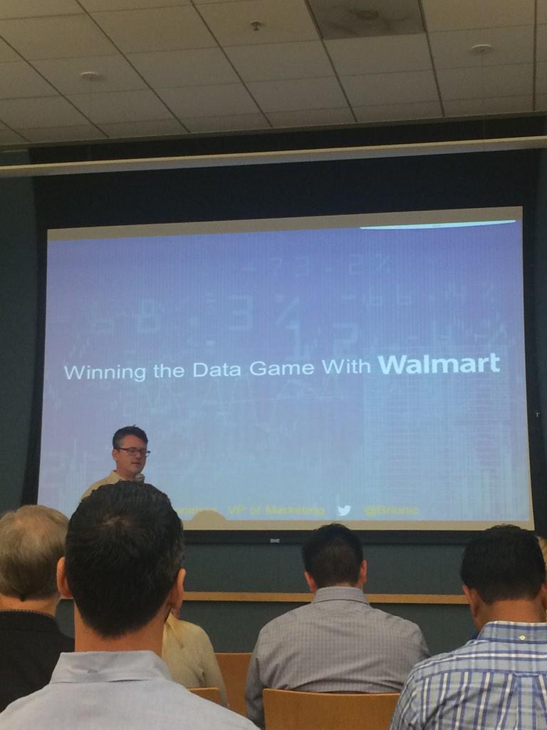ameliamilo's tweet photo. #winning the data game. @brionic #wmx #walmart http://t.co/UQd6D9Vtjk