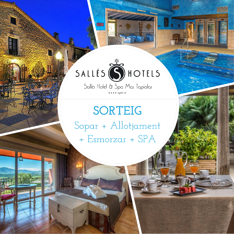 Guiacat's tweet photo. #sorteig 1 Sopar + 1 Nit d'allotjament + Esmorzar + SPA a Mas Tapiolas @salleshotels Apunta't https://t.co/An384dDSnC http://t.co/24VYy85vSc