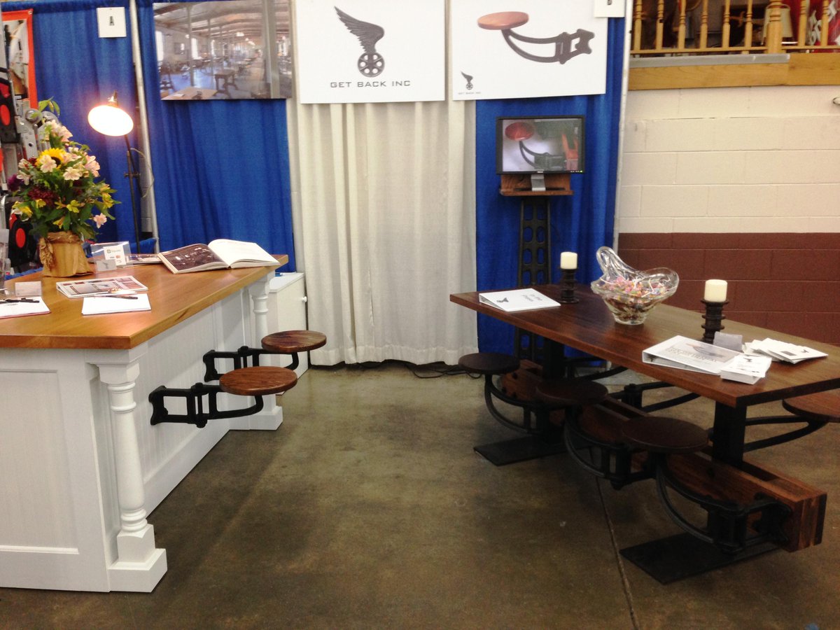 GetBackInc's tweet photo. #Suburban #Boston #Home #Show #TODAY-Sunday.
#Wilmington Mass
#GetBackInc is all set up!!!
#interiordesign #madeinusa http://t.co/ygOQdENPaZ