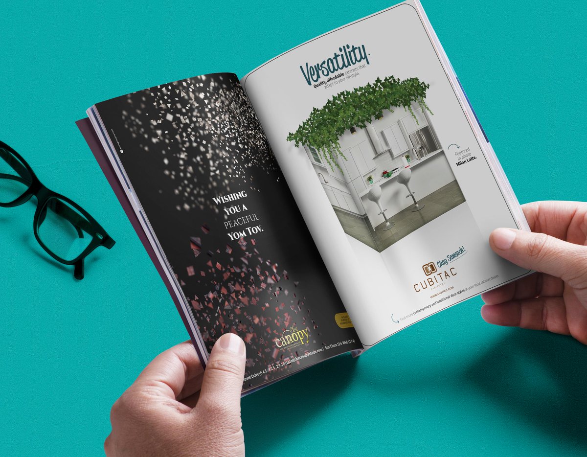 ArroCreative's tweet image. #FeatureFriday Advertisement for our Client Cubitac Cabinetry.
Photo credits: @YechielOrgel
A freilichen Yom Tov!