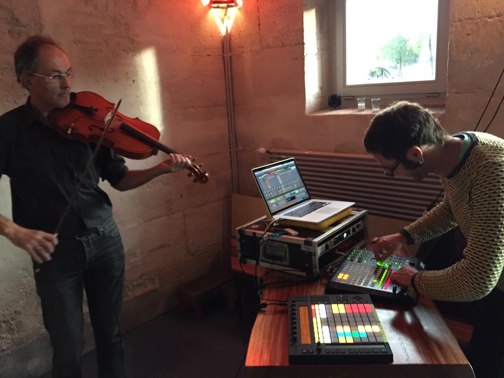 Ce soir 21h. Création alto / electro. Duo Fahr. Entrée gratuite