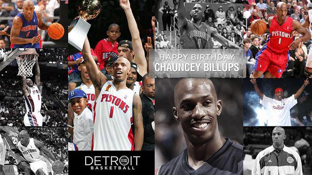 Happy birthday to Chauncey Billups, aka Mr. Big Shot! 