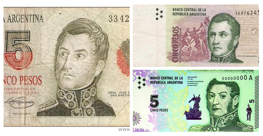 ___juanjo___'s tweet photo. El San Martín del nuevo billete de 5 pesos es re mostra. http://t.co/9rnauxqYQW