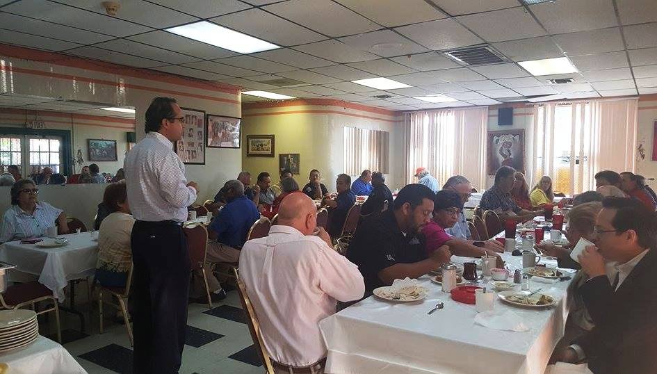 Menendez4Texas's tweet photo. Enjoyed my quarterly Labor breakfast- More here=> http://t.co/36ge4ncUv1 #Menendez4TX #TXLabor http://t.co/okbmaovLqt