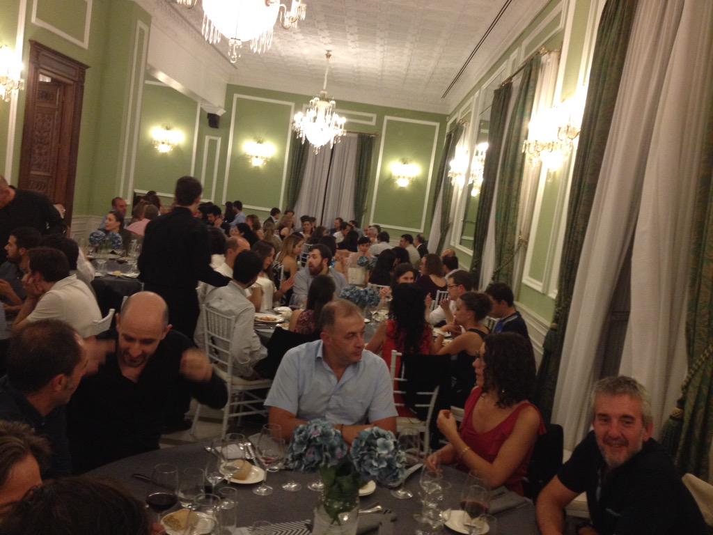 LOPEZMASCARAQUE's tweet photo. Cena de gala. #SENC2015 http://t.co/ssSIAiv2kR