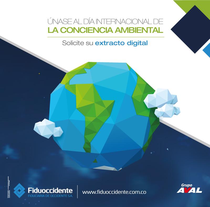 Avalfiduciaria's tweet photo. Únase al Día Internacional de la Conciencia Ambiental, este 27 de Septiembre. Solicite su #ExtractoDigital http://t.co/GPuIIENZ11