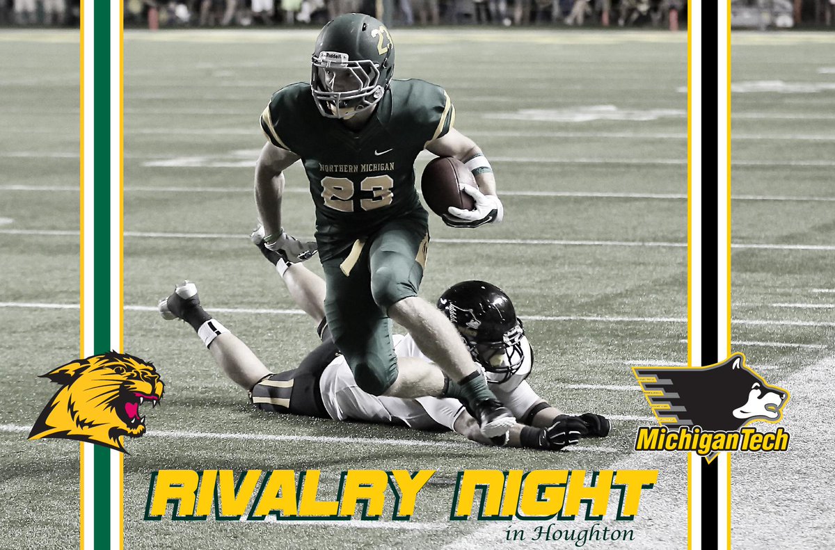 NMU_Wildcats's tweet photo. .@NMU_Football looks to capture the #MinersCup tonight! #Finish http://t.co/P9CY6Rbh4q