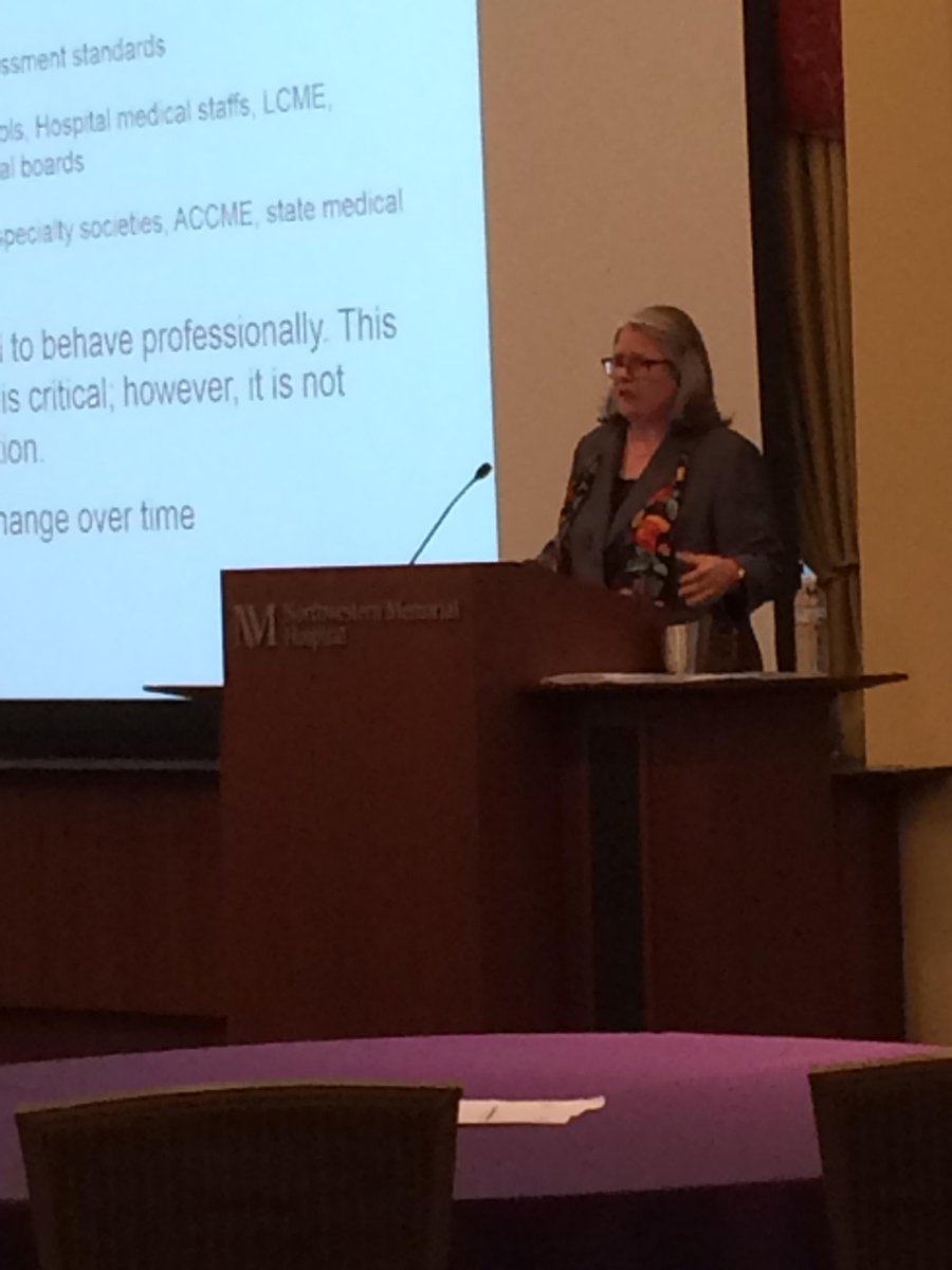 NUFeinbergMed's tweet photo. Lois Nora, pres. & CEO of @ABMSCert talks about #medicine profession & #ABMS board certification at #NUMedEdDay15 http://t.co/4KlqaxYZua