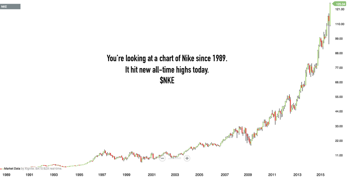 nike stock ipo