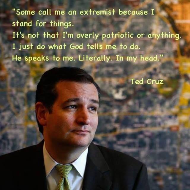 imfabulous13's tweet image. Self-admitted paranoid schizophrenic Ted Cruz was received very well at Value Voters Summit. Aww. #VVS15