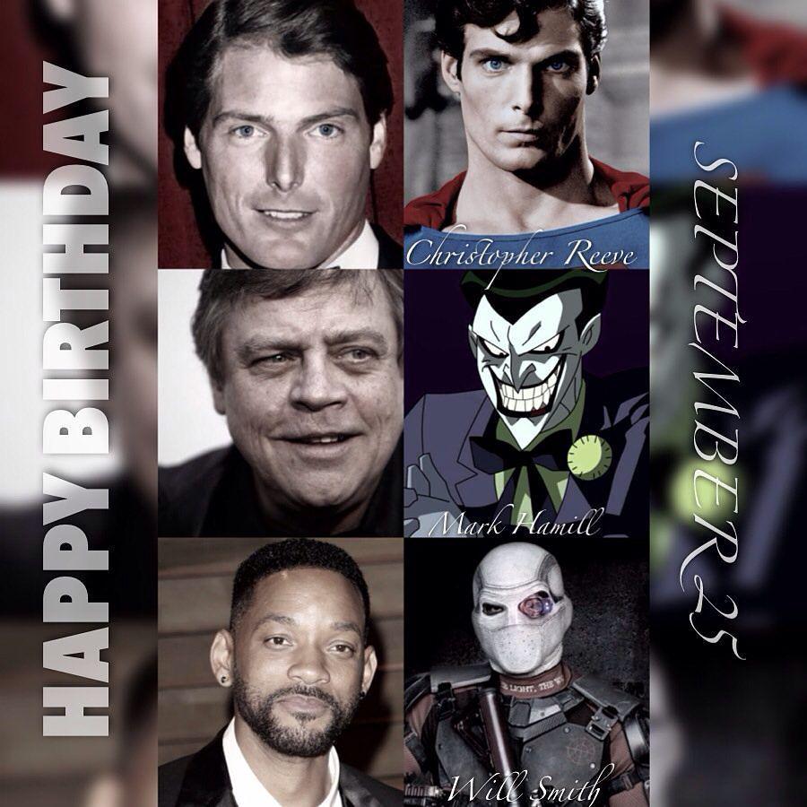 Liked on by dceufilms :Happy Birthday to Christopher Reeve | Mark Hamill | and the man who cannot miss, 