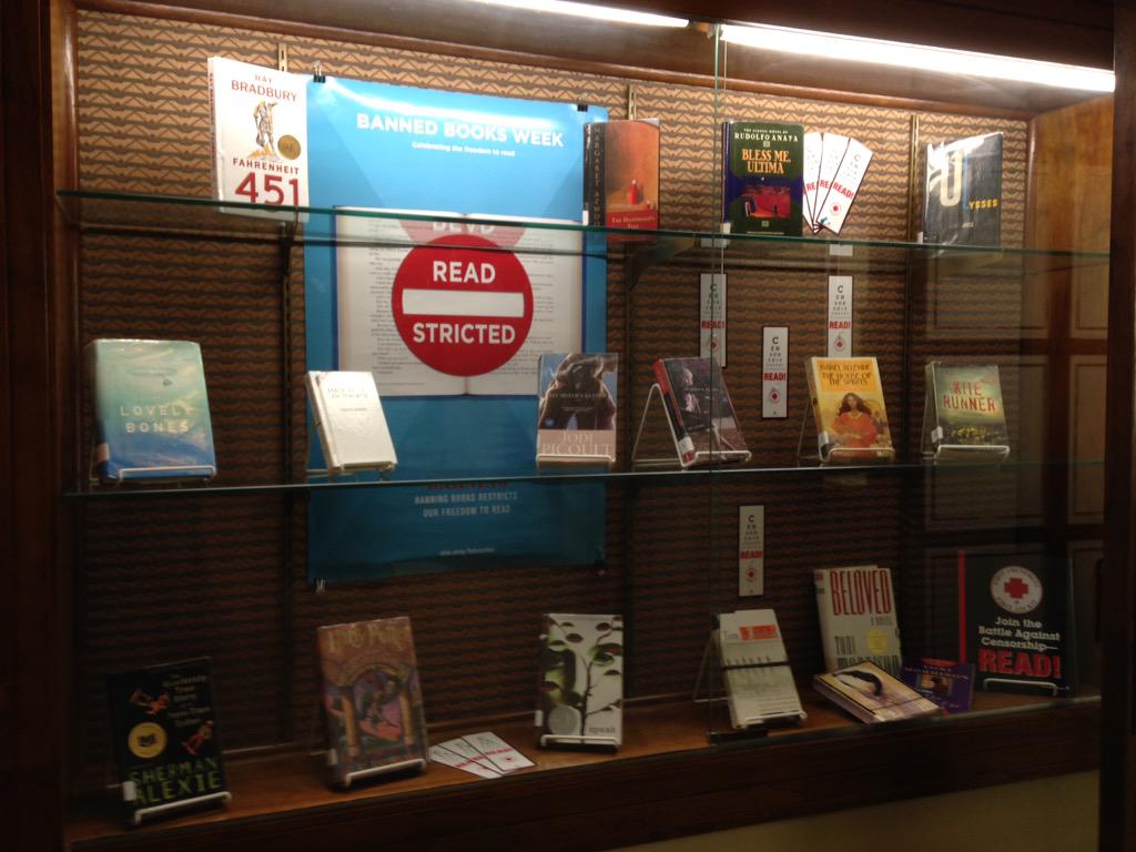 CarrieJacquin's tweet photo. Close to my heart.  #BannedBooksWeek http://t.co/EQLwgsBo3z