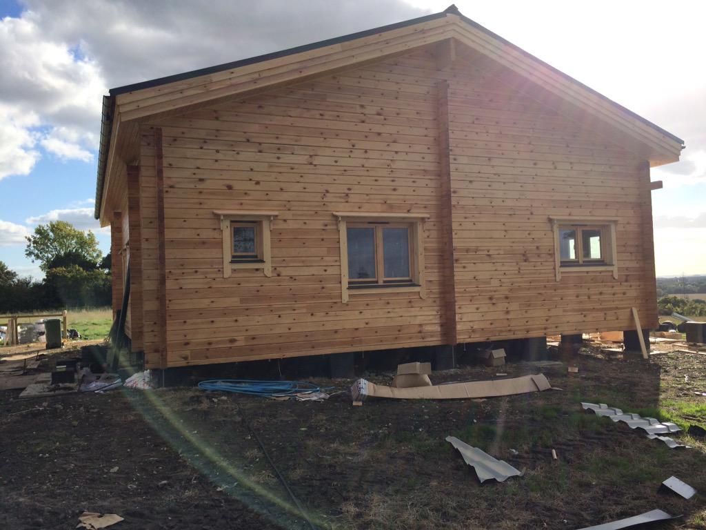 The scaffolding is finally down .......