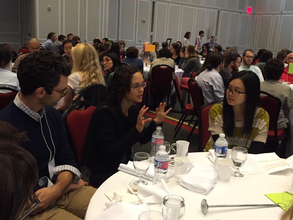 umd_arhu's tweet photo. Why do we care about impacting the public? #LSD2015 has broken off into discussion groups @UMD_LSC #IAmARHU http://t.co/1wezaPXj1f