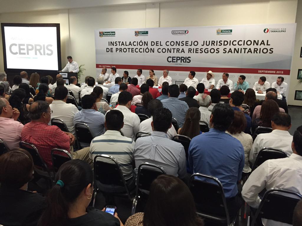 JesusRdzMX's tweet photo. Se instala consejo jurisdiccional de protección contra riesgos sanitarios #CEPRIS @CoeprisTam @Pepefl0res #Tamaulipas http://t.co/bp82uXDEjD