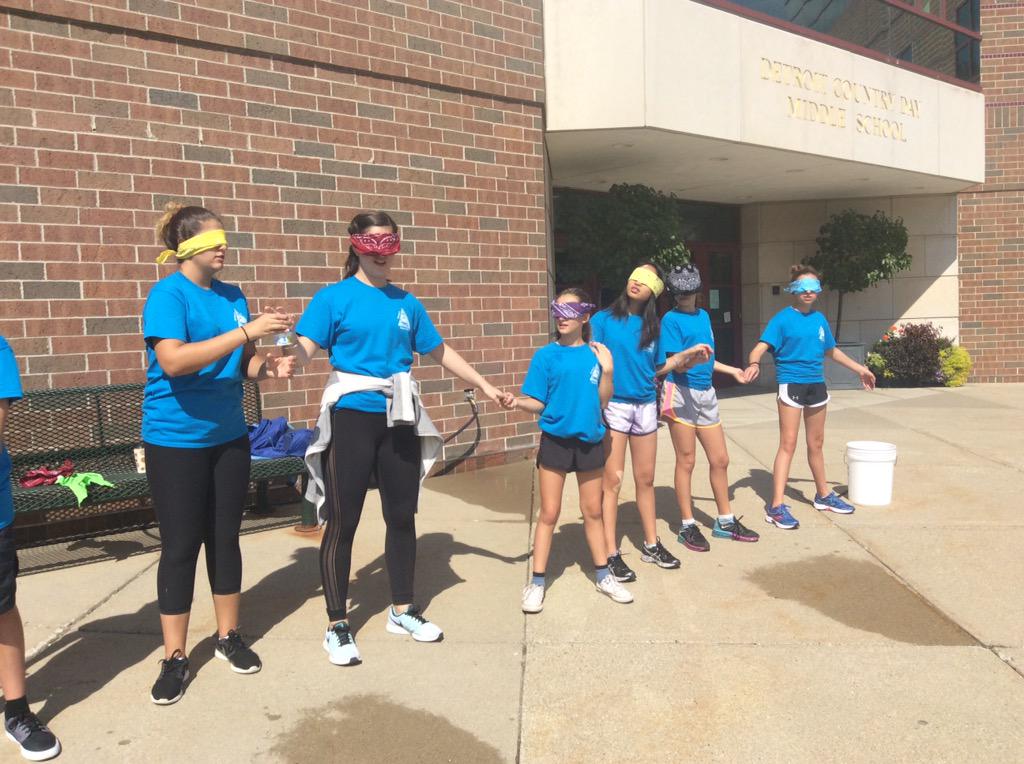 sarekitchen's tweet photo. I was proud of my advisory as they displayed serious teamwork today during Bondfest! @DCDSchool #DCDSfun http://t.co/wc1aJJxtLt