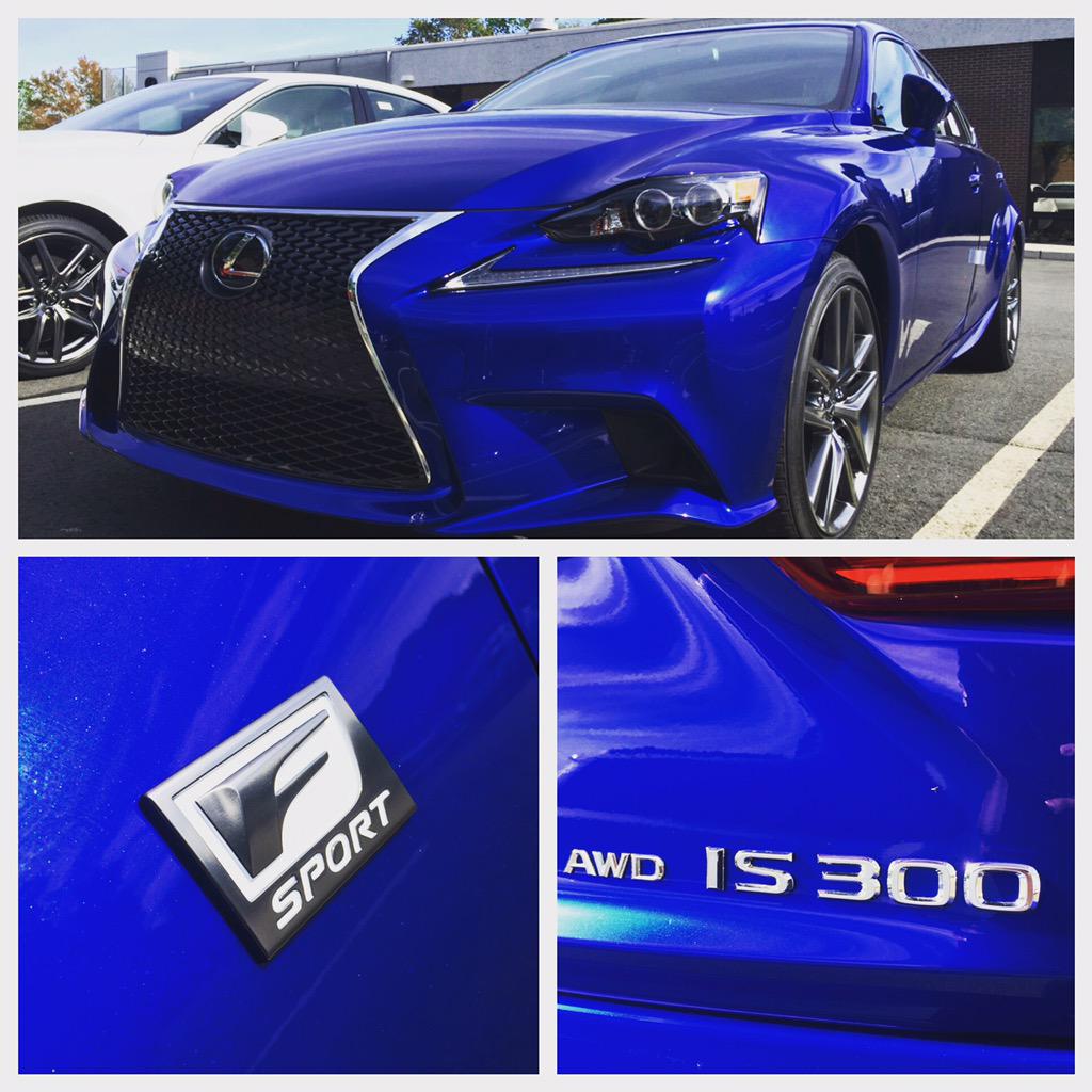 LexusEast's tweet photo. Something #blue is here... #LexusEastern #IS300 #FSport #FSportFriday http://t.co/1vh1RQKDoZ