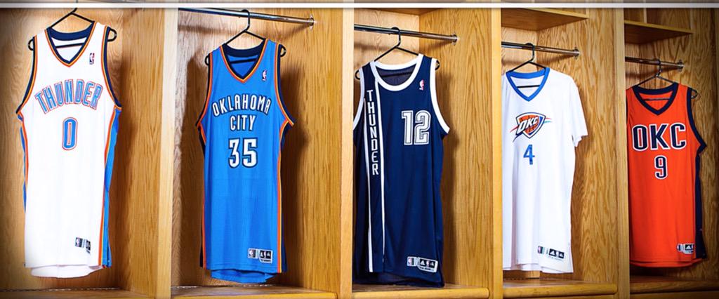 Official Oklahoma City Thunder Jerseys, Thunder City Jersey