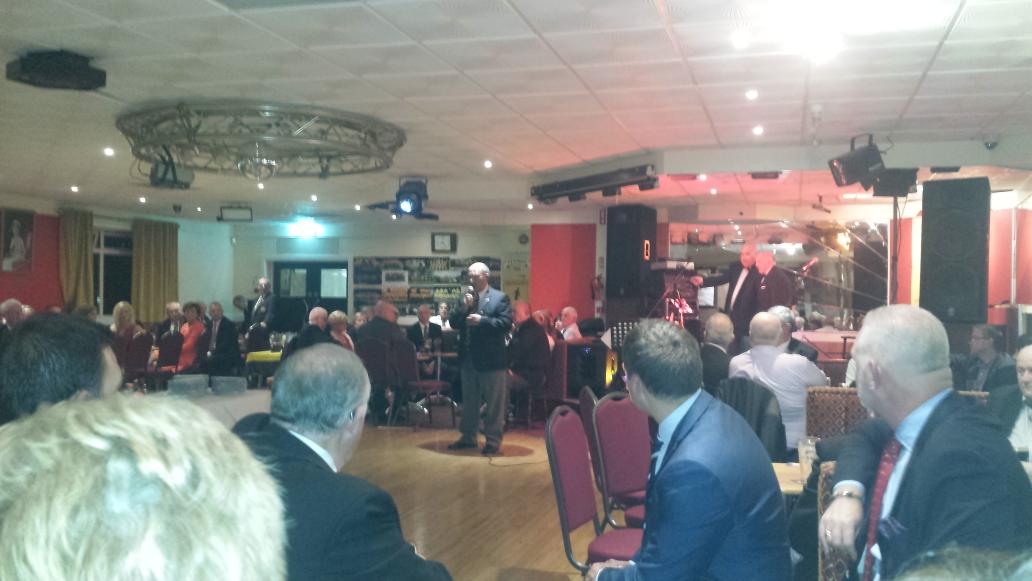 WeldersFC's tweet photo. Club treasurer,  John Davidson gives a brief history of the Welders. http://t.co/PelRGhYXTC