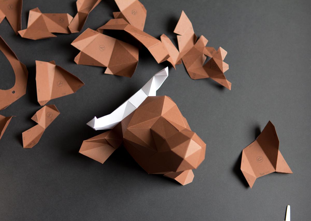 PaperShape_'s tweet image. Order for Miami almost done #paperdesign #origami #wallart