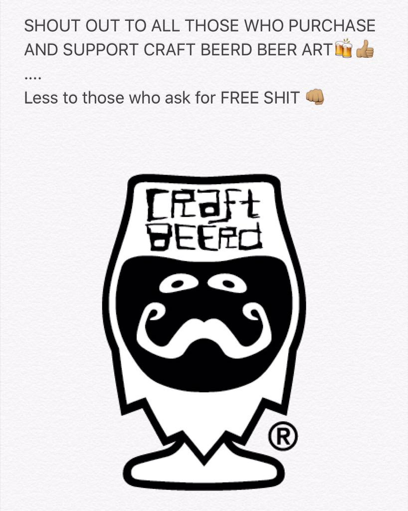 THANK YOU for supporting and continuing to support independent beer art, inspired by this GREAT Craft Beer culture.