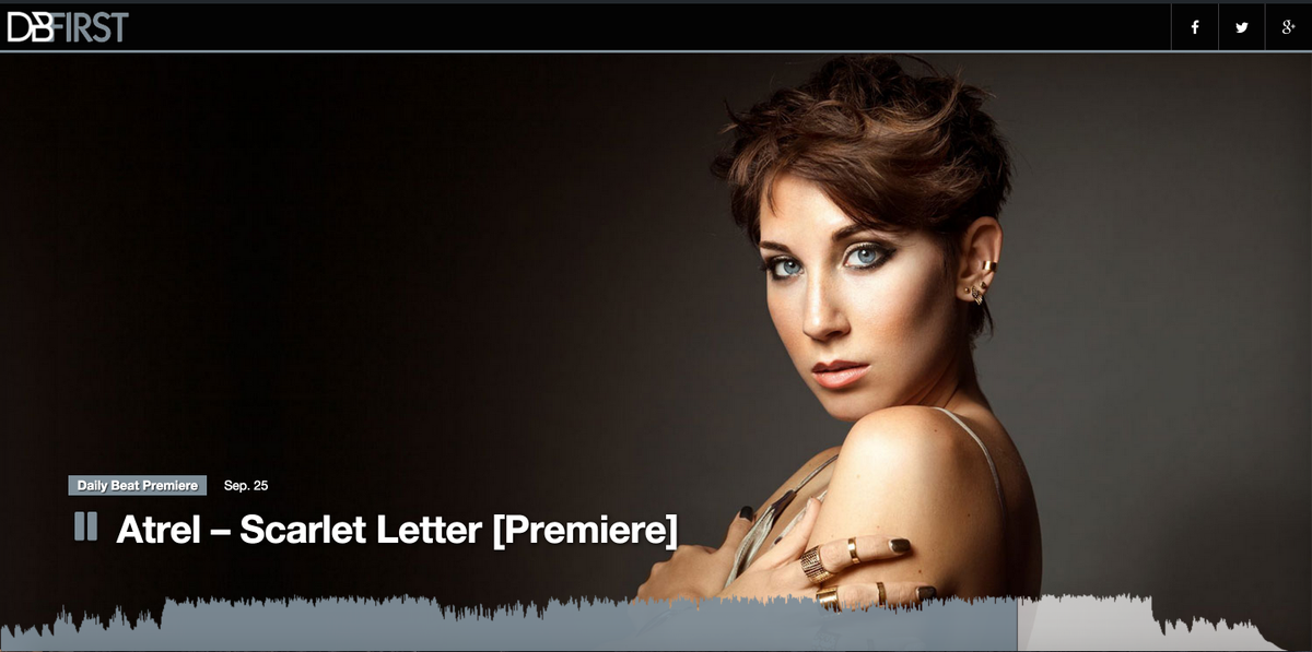 DailyBeat's tweet photo. #DBFirst: @AtrelOfficial Premieres Her Latest Single “Scarlet Letter” (prod by @itsChrisLeon) http://t.co/0VRknsJ3Lj http://t.co/fqNeL8Qa5D