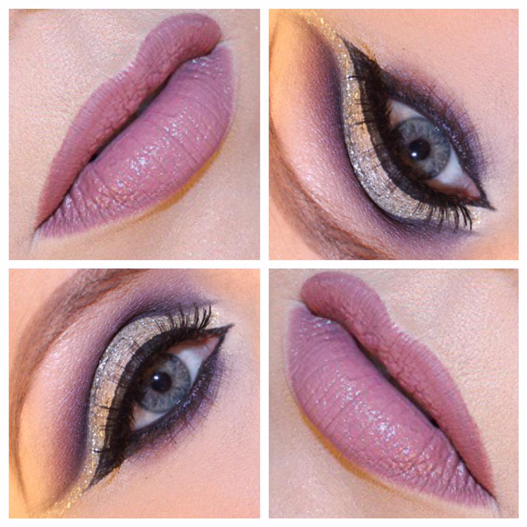 Ms_Renshaw's tweet photo. Glitter bug ✨✨ @UrbanDecay glitter in midnight cowboy #mua #cutcrease http://t.co/tyyYFUewLB