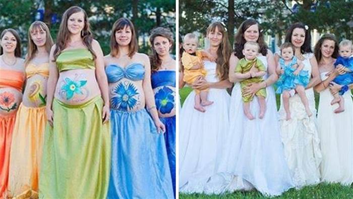 TODAYshow's tweet image. 'Rainbow babies' photo inspires stories of loss, joy and hope: on.today.com/1FmJ3YC