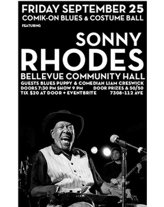 Live Blues tonight! Sonny Rhodes at The Bellevue 7308-112 ave - Southern Food by @CulinaFamily #yegfood #yegmusic