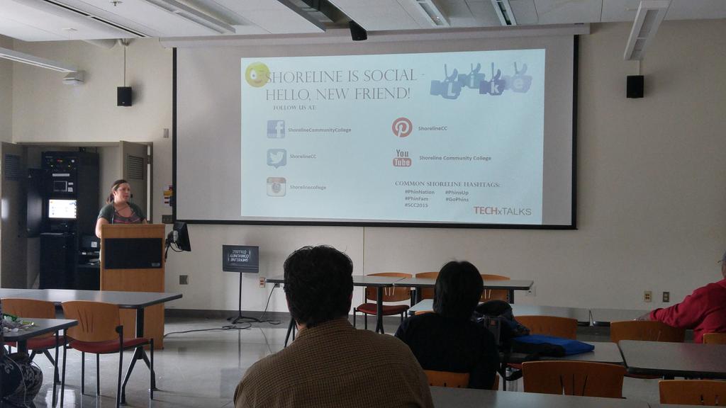 TechxTalks <a href="/shorelinecc/">Shoreline CC</a> #welcomeweek2015