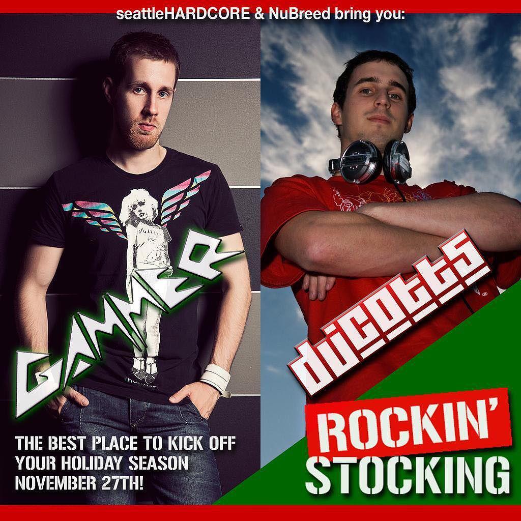 iandummy's tweet photo. Seattle, come kick off the holiday season with @DJGAMMER & @DJCOTTS. #rockinstocking #seatโฆ http://t.co/x7BQQK76F4 http://t.co/XcpxLcOHHL