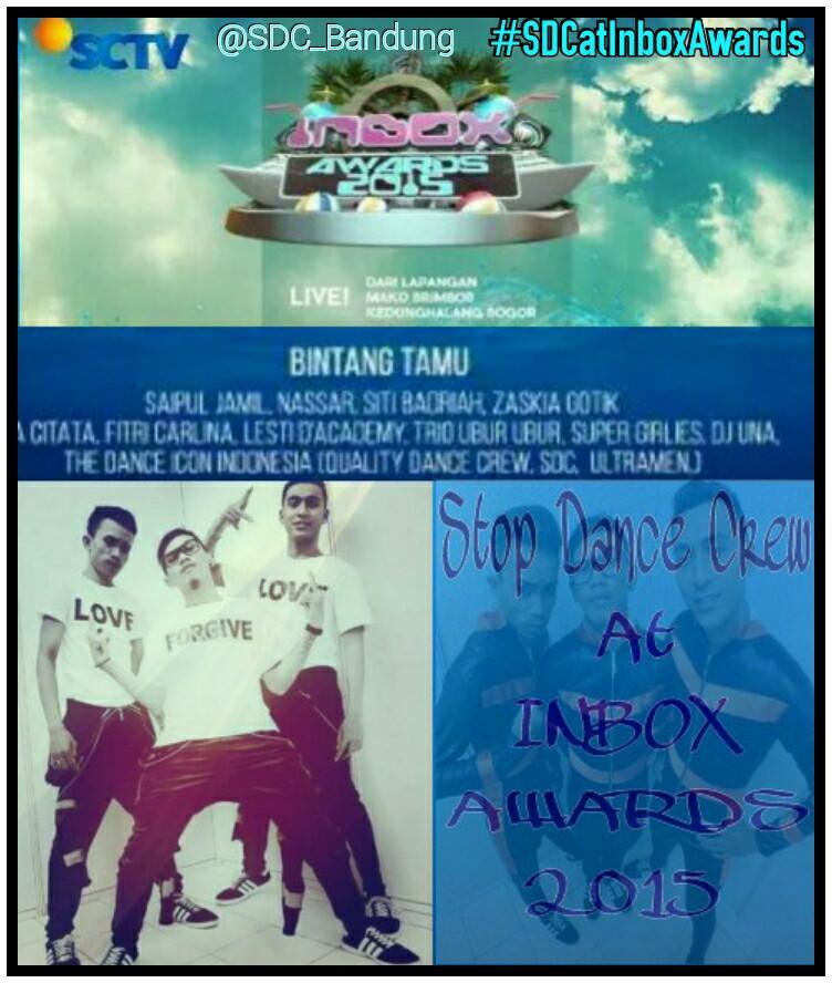 SDC_Bandung's tweet photo. StopLess jangan lupa Siang ini nonton @StopdanceCrew di #InboxAwards pkl 12.30 WIB @SCTV_  😉😊😚 #SDCatInboxAwards http://t.co/JOREdDhhL2