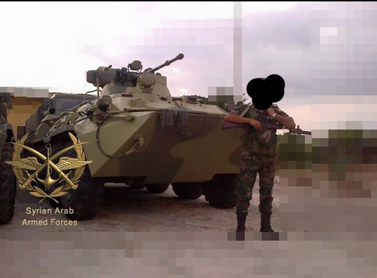 مدرعات BTR-82A الروسيه ودورها في الحرب الاهليه السوريه  CPy97nUUYAAXnIU