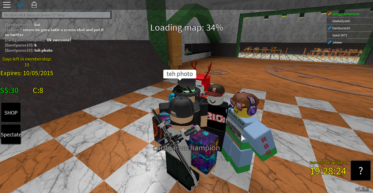 Fortnitevirgiin's tweet photo. Im with @cgcgames at his murder games go follow him and join http://t.co/kMmZZtvKdn