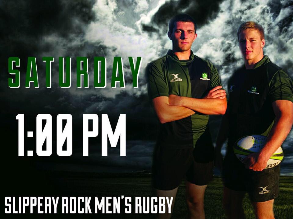 Tomorrow. <a href="/ShamrockRugby/">Shamrock Rugby Club</a> behind building F. Be there.