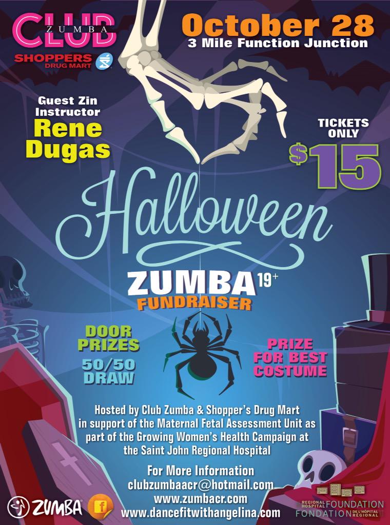 ZumbaCanRob's tweet photo. HALLOWEEN ZUMBA FUNDRAISER!!! http://t.co/4FO8296Ism