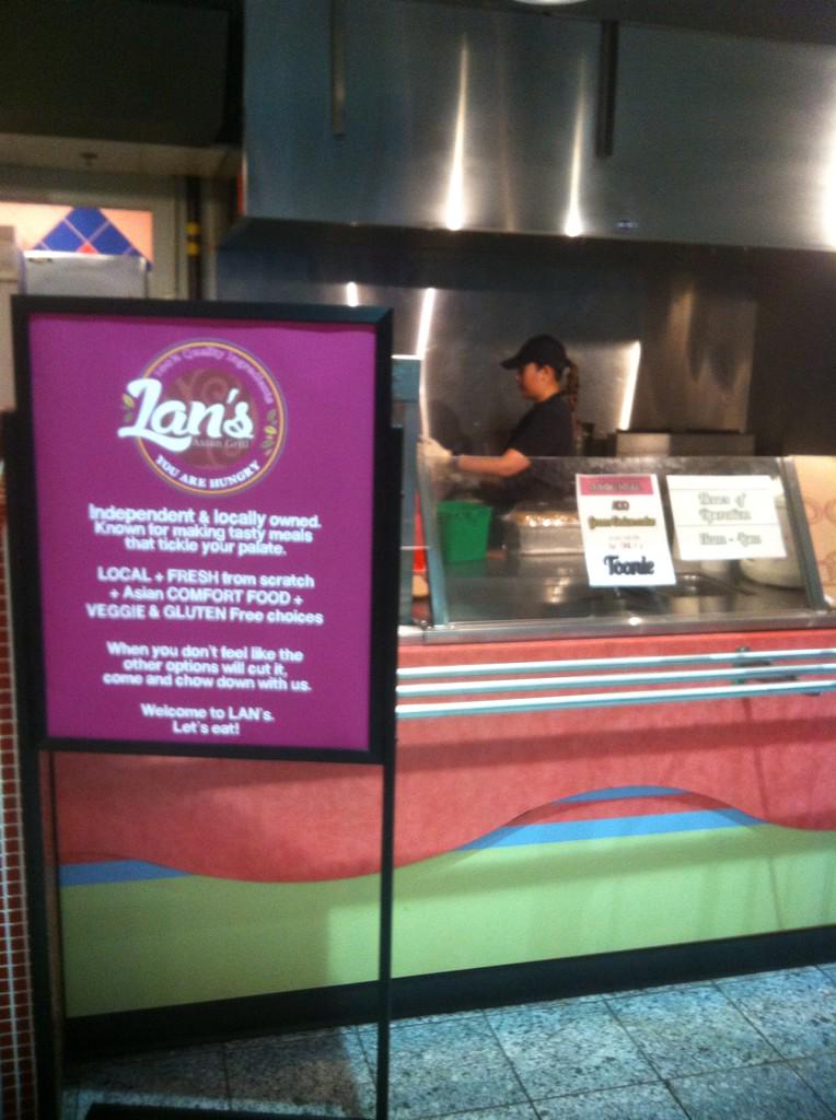 SDBoissonneault's tweet photo. Lan's Asian Grill is all about "fresh food fast for MacEwan students to enjoy!" #stephanpatrica #BCSC202A http://t.co/94fZPFPhCs