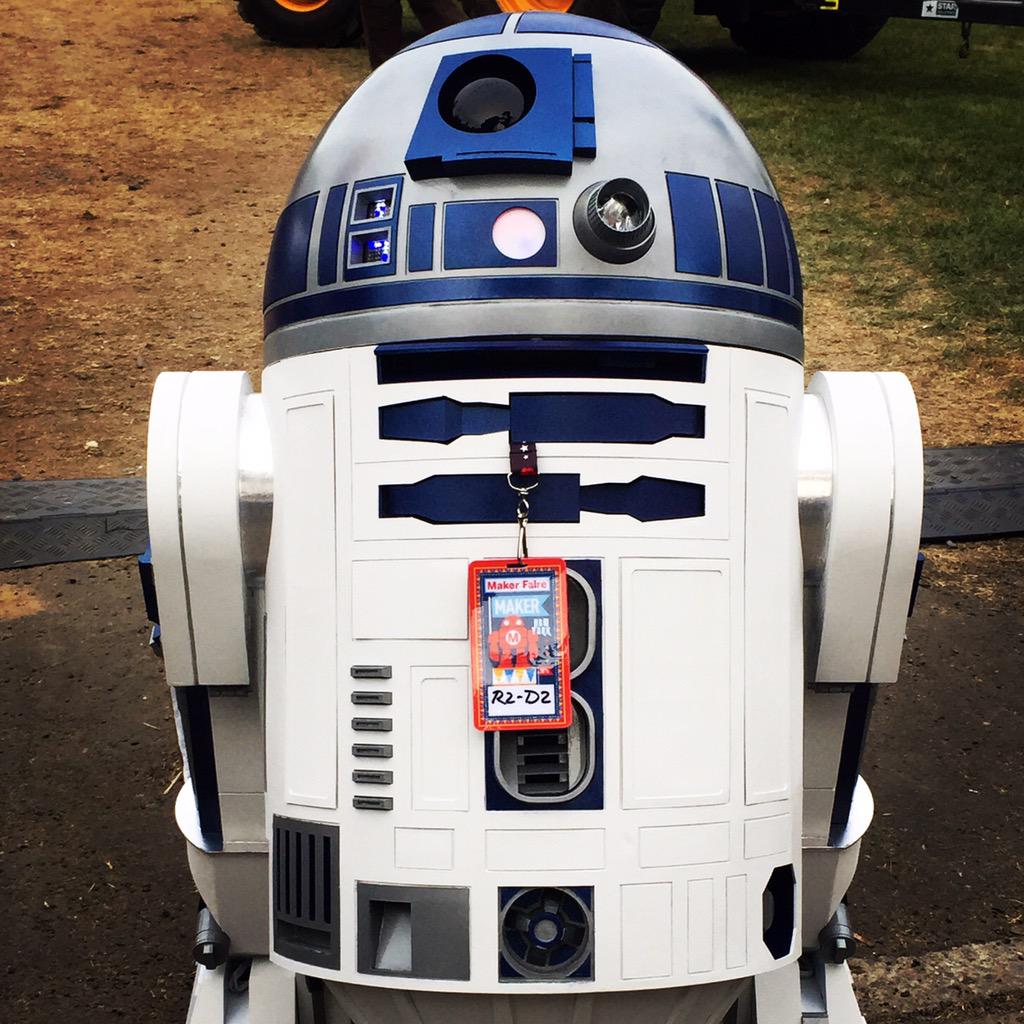 makerfaire's tweet photo. Look who just checked in as #Makerfaire staff. @nysci #WMF15 http://t.co/7078gdCSPi