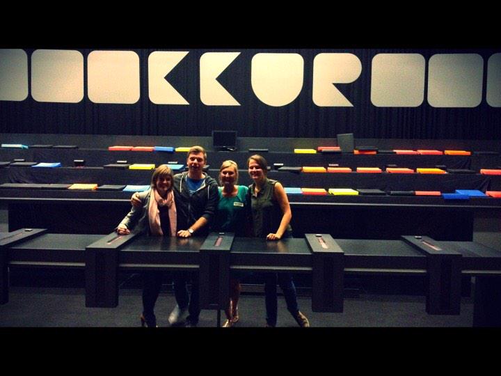 Struyens's tweet photo. Go, go @Hetty__! Opnames #kkur met @arnoudheirman &amp; @VdBEls http://t.co/fGov7KWS8o