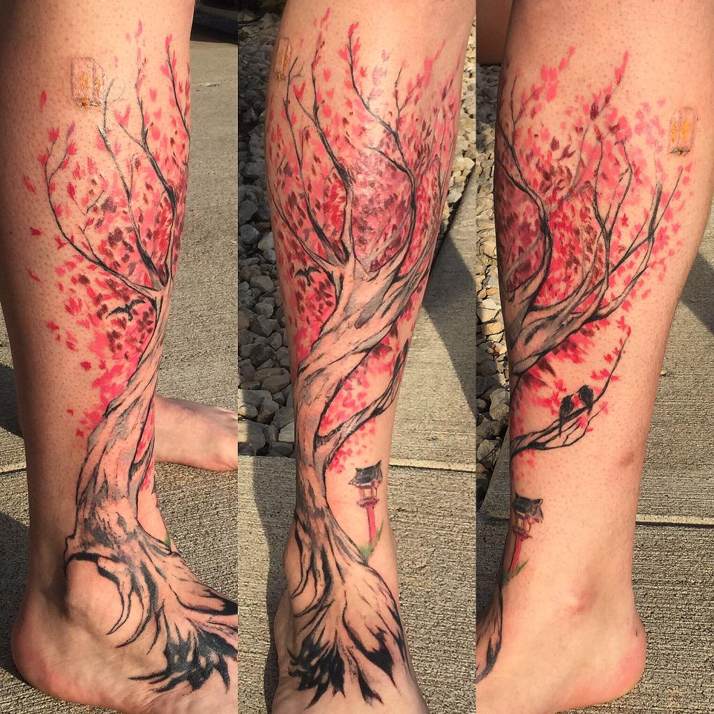 Cherry Blossom Tattoos A Symbol of Beauty and Renewal  Glaminati