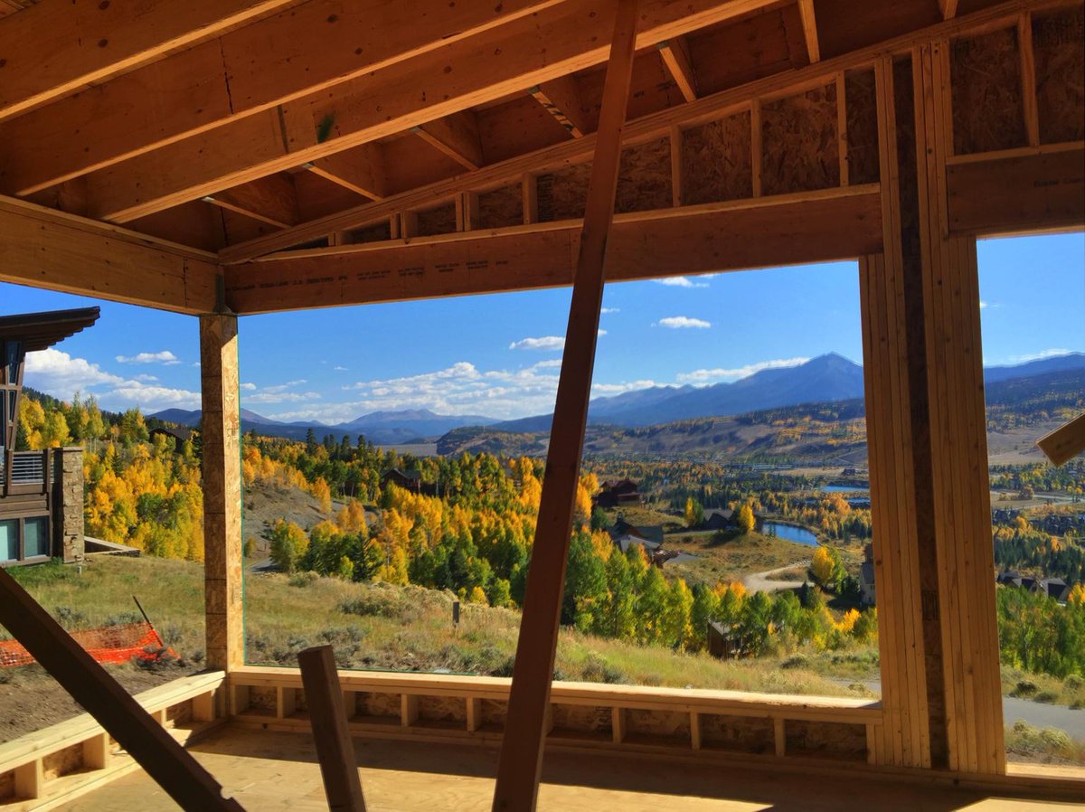 trilogybuilds's tweet photo. Bedroom view from #HamiltonCreek under construction #WeBuildDreams #MountainModern #TrilogyDesignBuild http://t.co/QlP9rRg91n