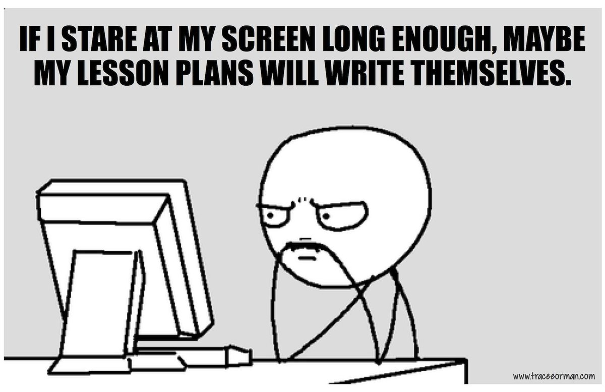 Image result for lesson planning meme