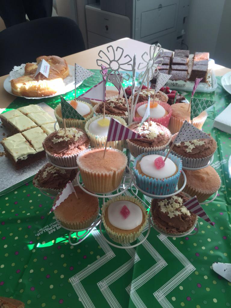 PhilipHowardCHS's tweet image. Check out the MacMillan Coffee Morning Cakes!  Over £300 raised. #sphbakeoff