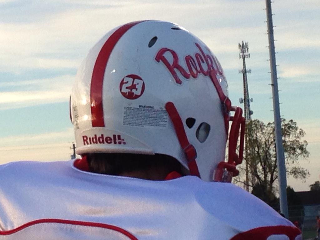angdicarlo's tweet photo. Plymouth wearing #23 decals tonight to remember their teammate David Bacon. http://t.co/PGYxkrkI1K