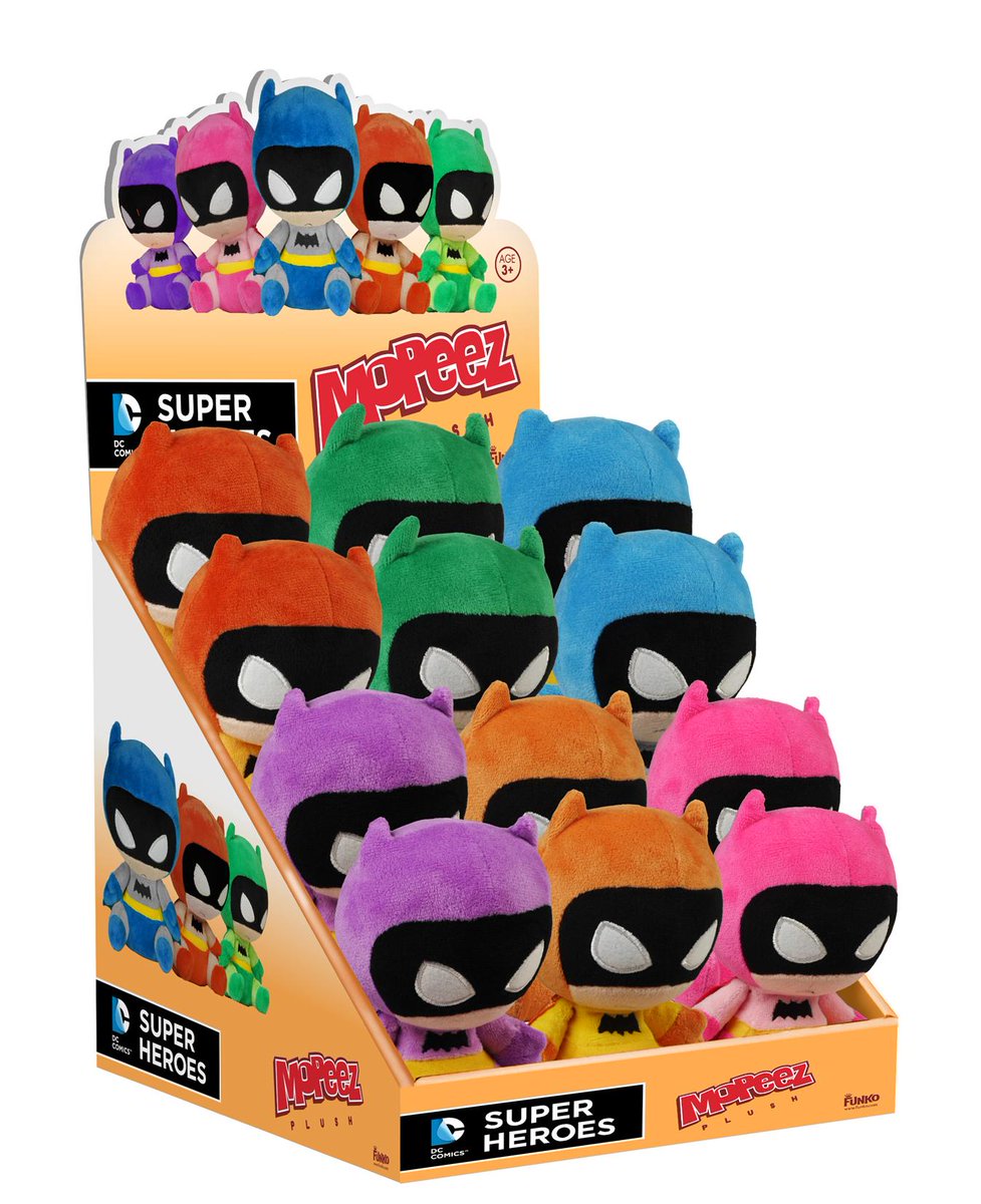 OriginalFunko's tweet image. RT &amp;amp; follow @OriginalFunko for a chance to win a set of Rainbow Batman Mopeez! #BatmanDay