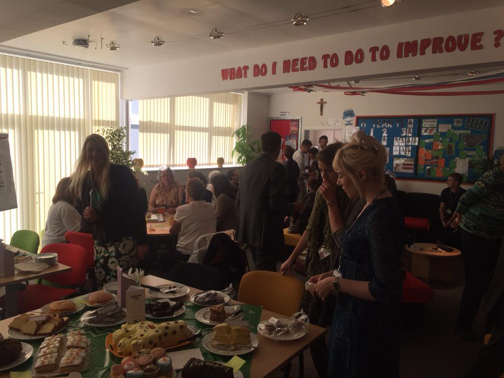 PhilipHowardCHS's tweet image. A happy staffroom!