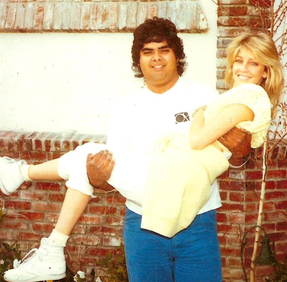  1985 with Heather Locklear, & a very Happy Birthday to her as well 