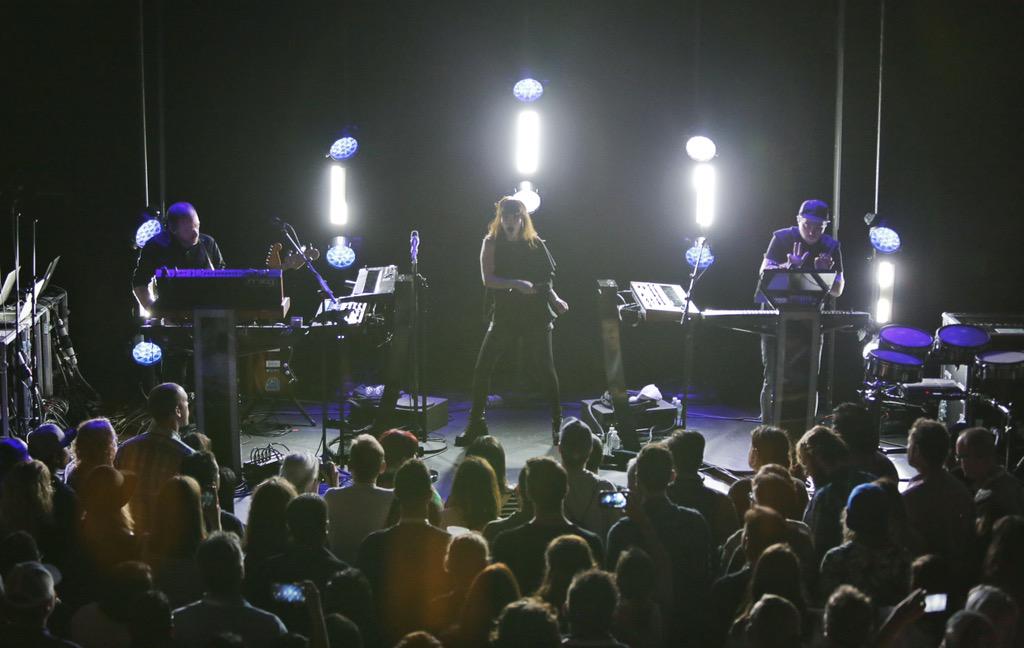 altnation's tweet photo. Hear @CHVRCHES LIVE on @altnation right now (📷: @JShaltz ) http://t.co/wsoHZKbqLe